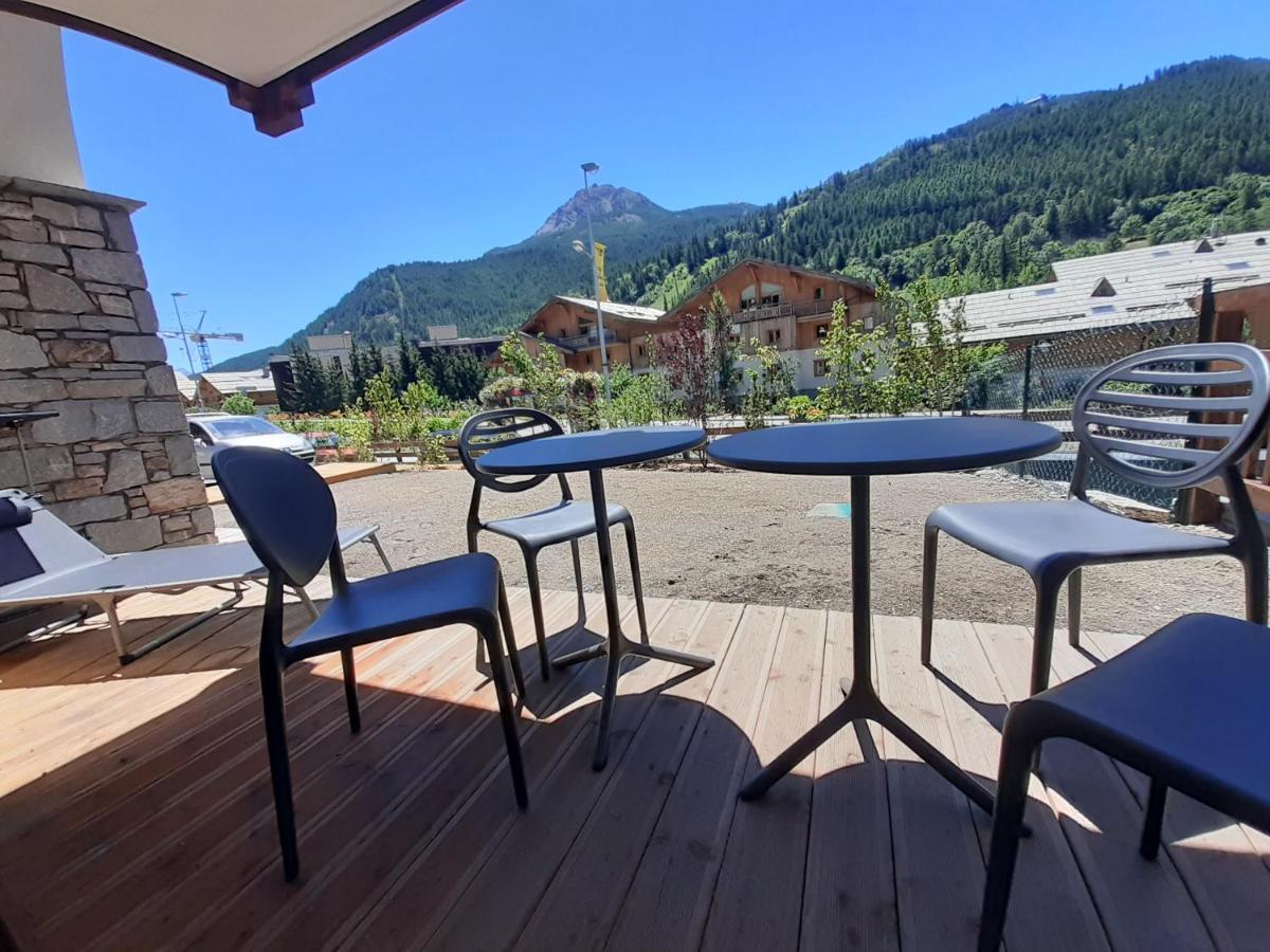 Superbe Appartement T3 4 Etoiles Terrasse Acces Spa Saint Chaffrey Bagian luar foto