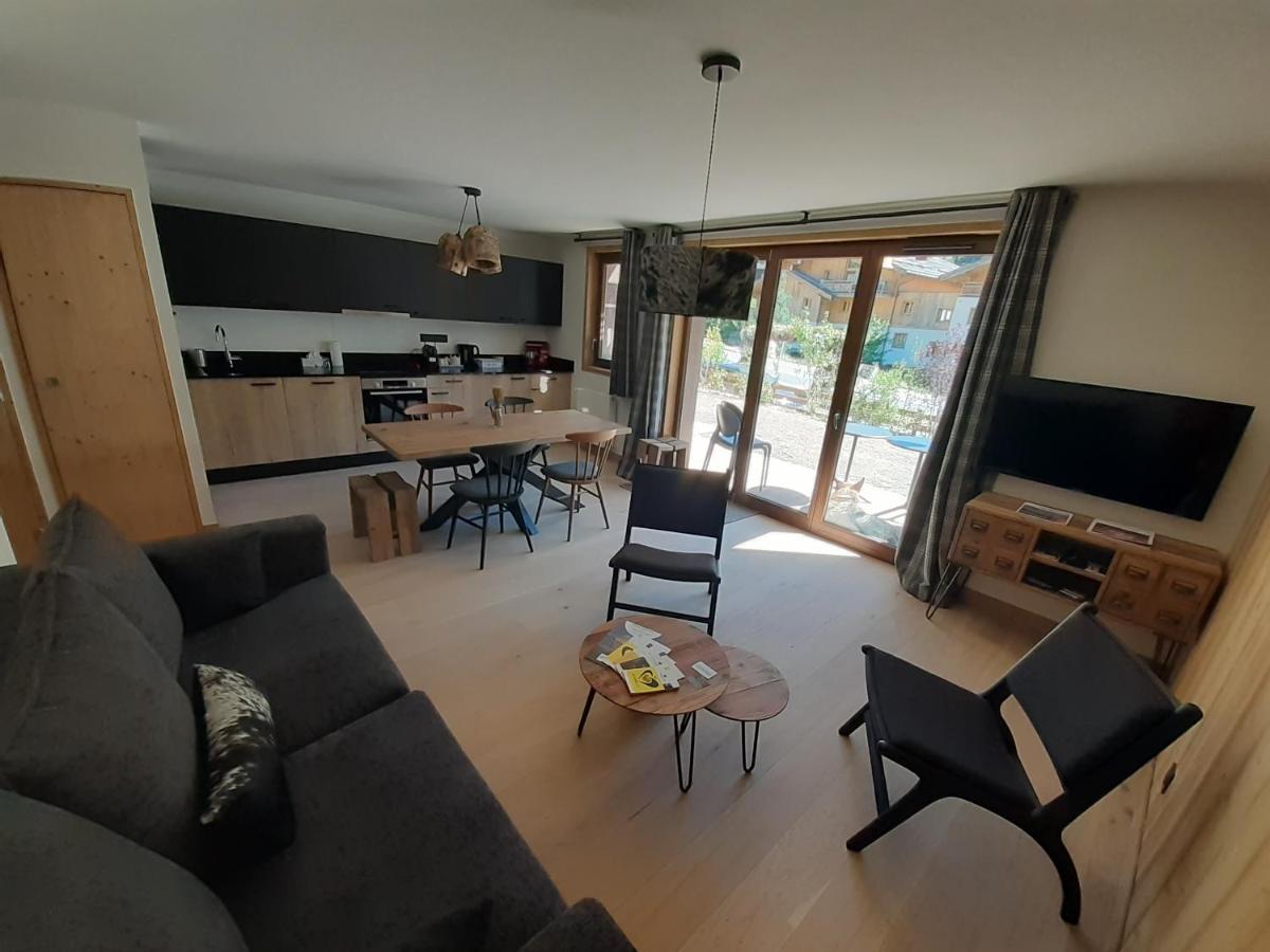 Superbe Appartement T3 4 Etoiles Terrasse Acces Spa Saint Chaffrey Bagian luar foto