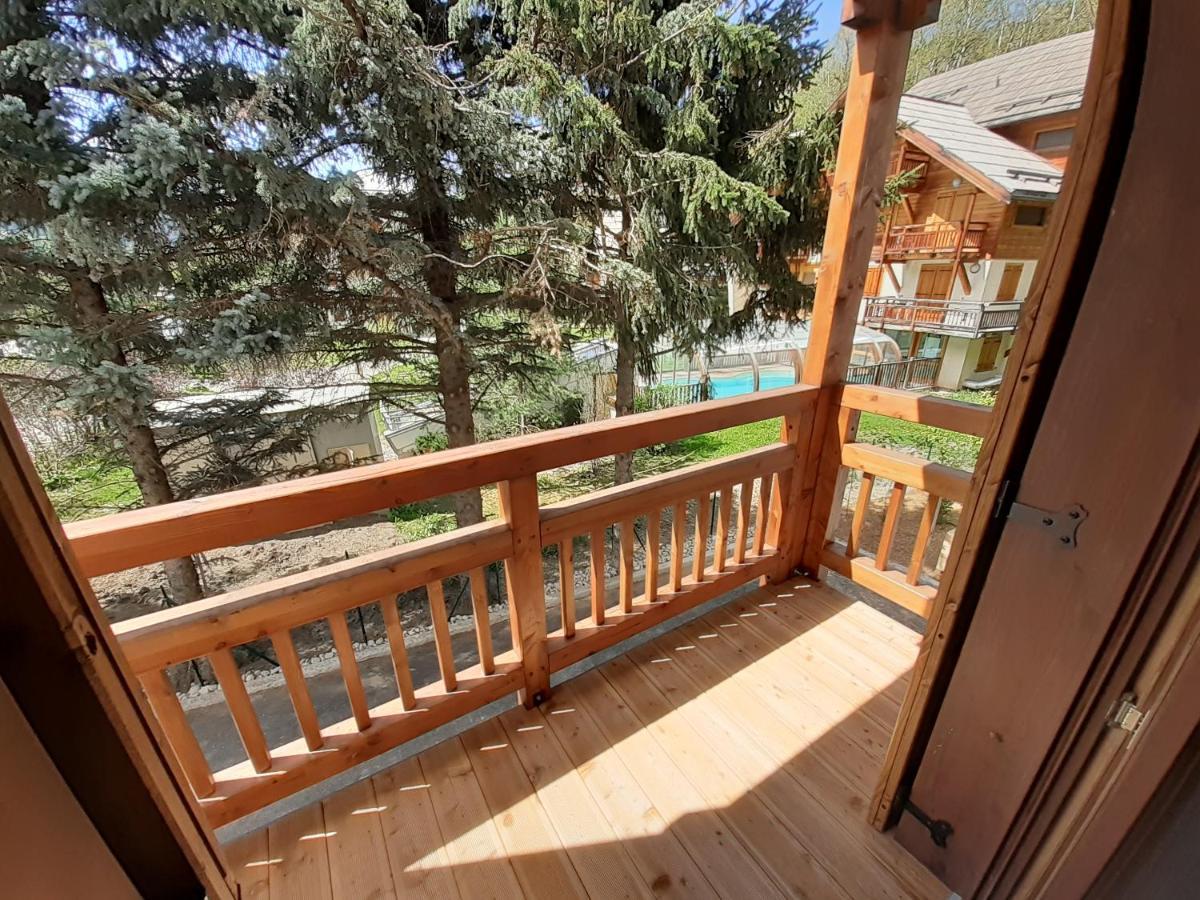 Superbe Appartement T3 4 Etoiles Terrasse Acces Spa Saint Chaffrey Bagian luar foto